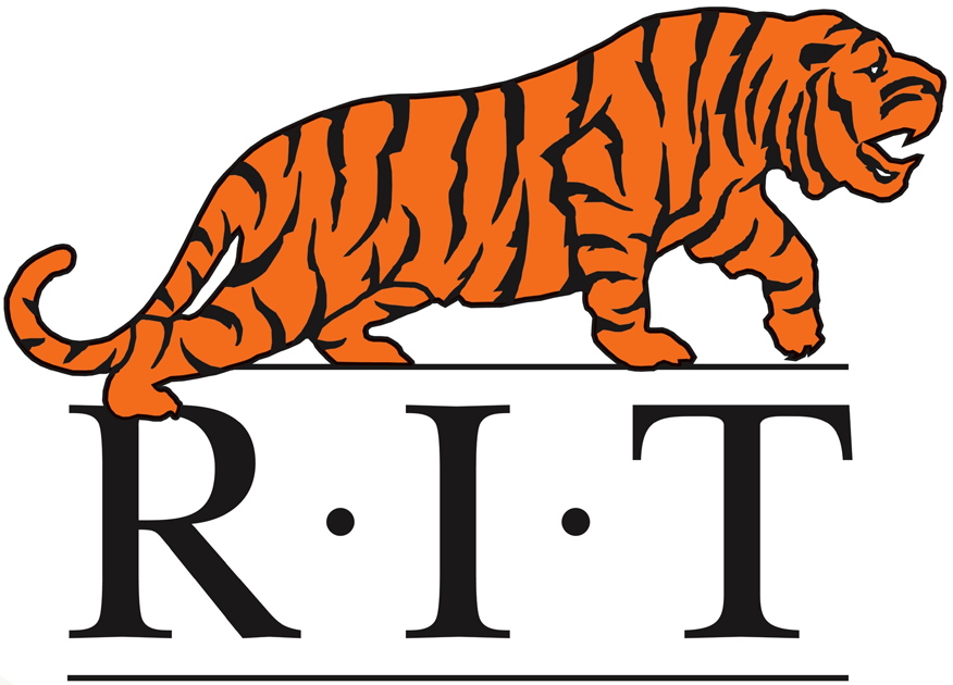 RIT Tigers 1976-2003 Primary Logo iron on paper